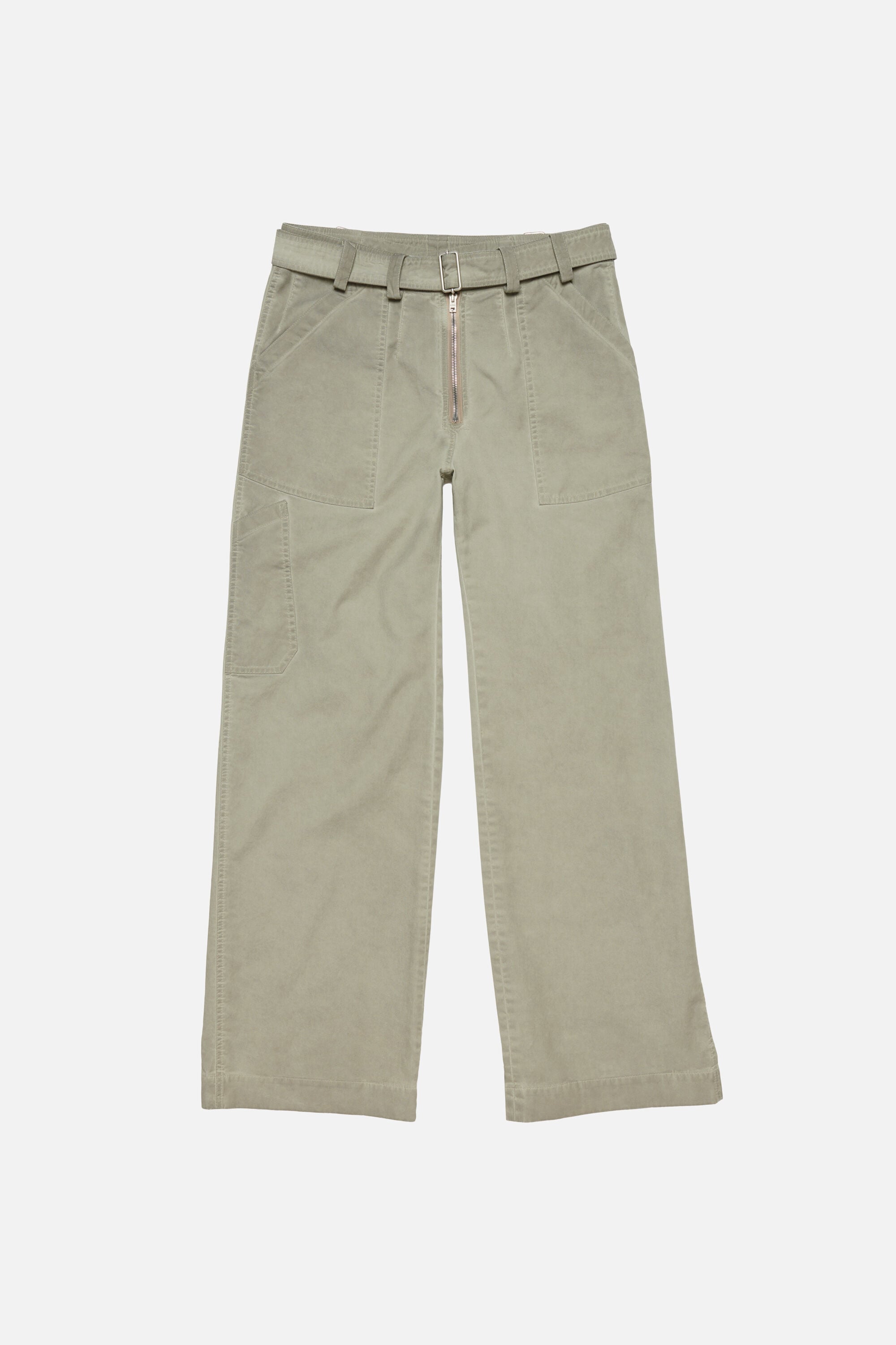Acne Studios - Twill trousers with belt - Clay beige