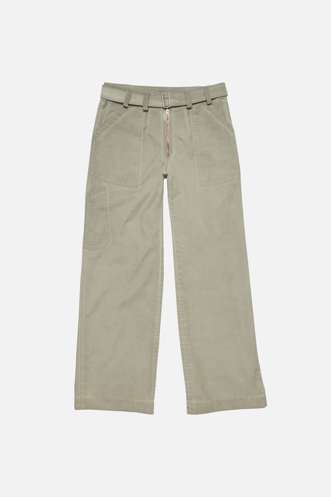 Twill trousers with belt, Clay beige, 2000x