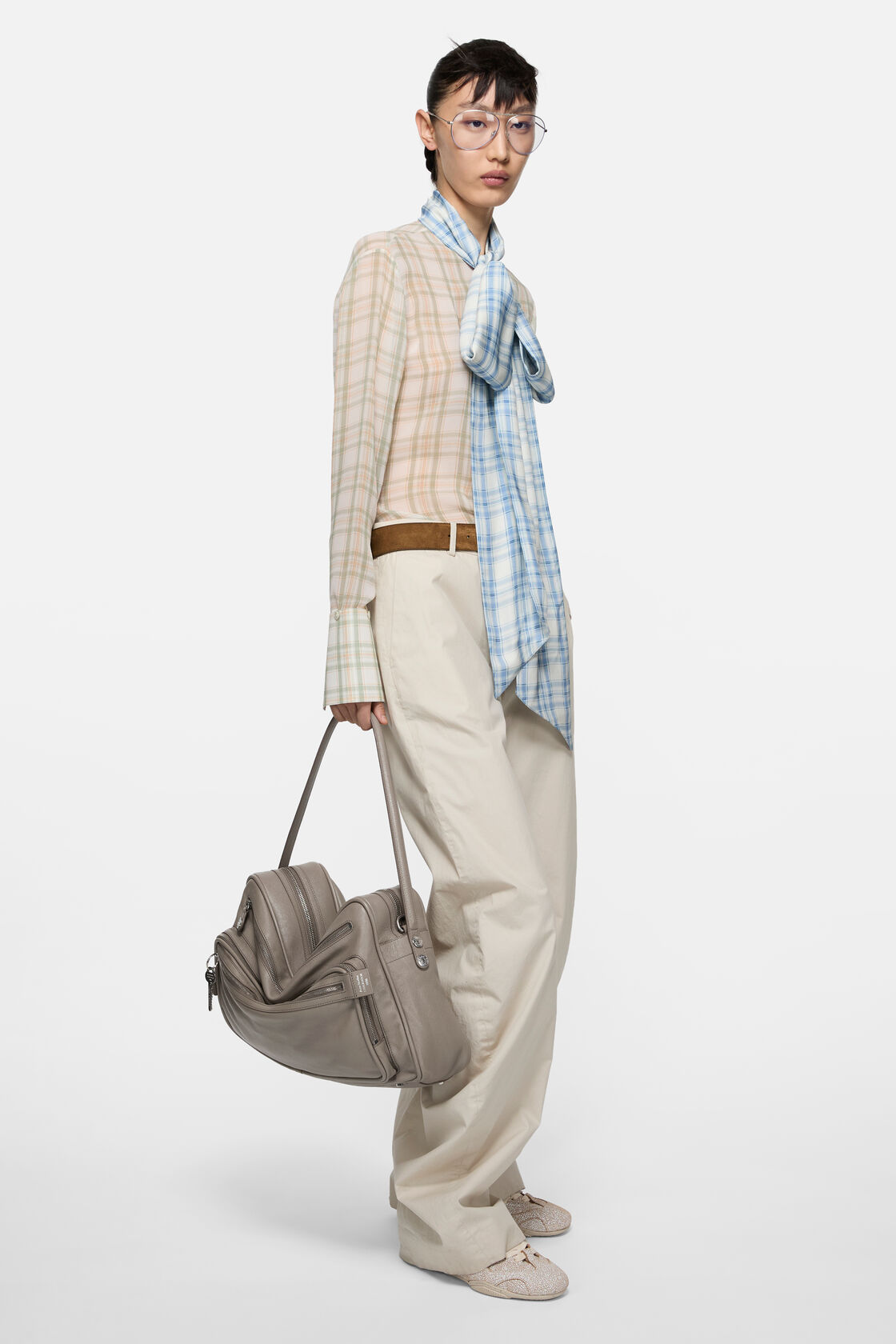 Camero Camera shoulder bag, Taupe beige, 2000x