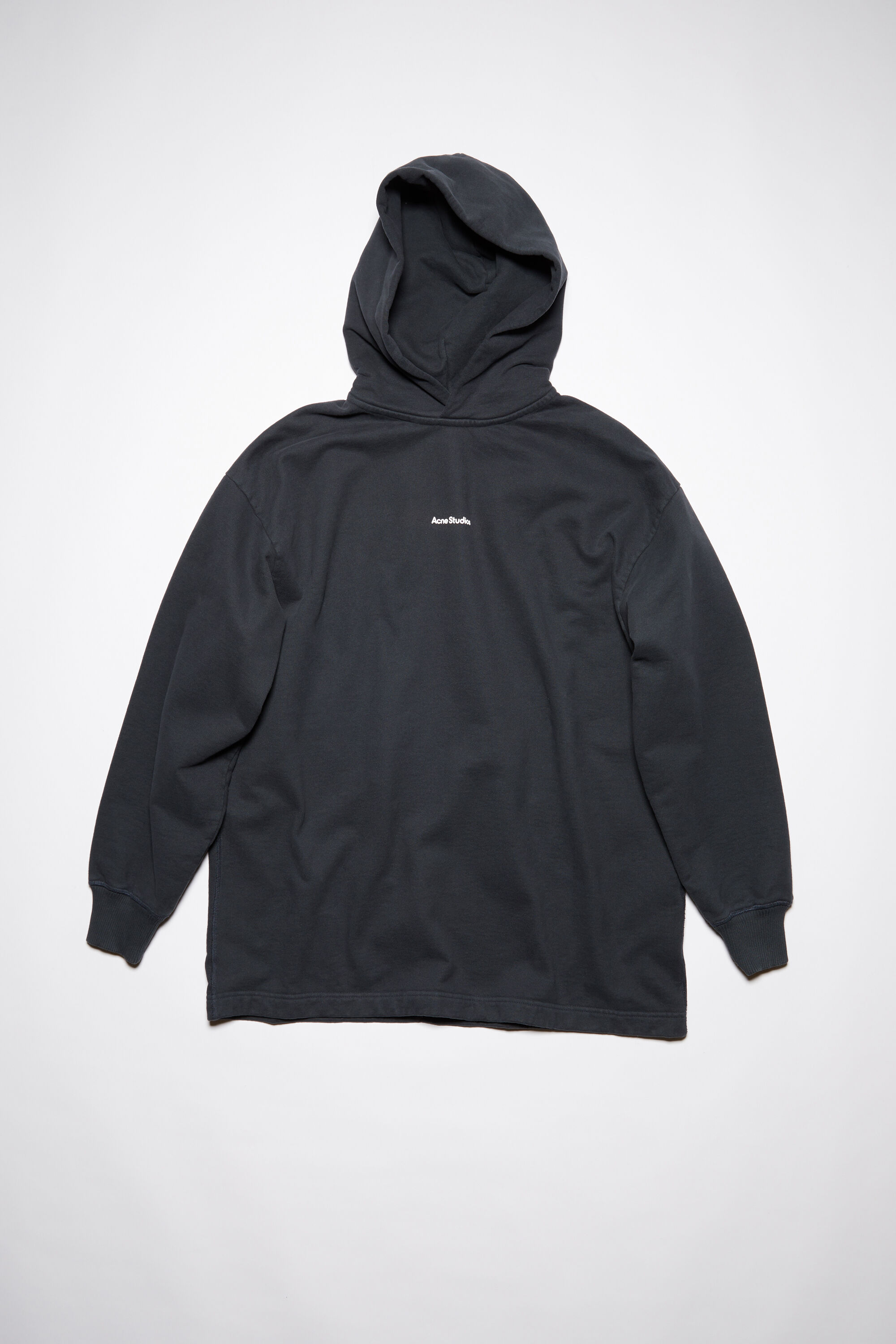 Acne Studios - Logo hooded sweatshirt - Black