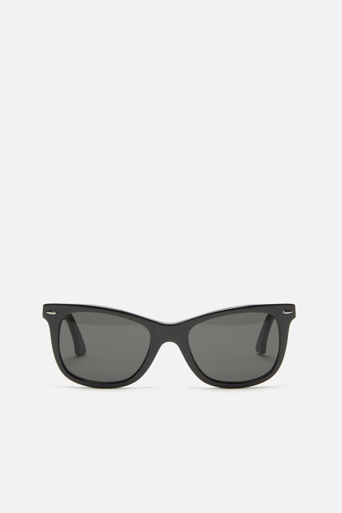 Square-frame sunglasses, Black/black, 2000x