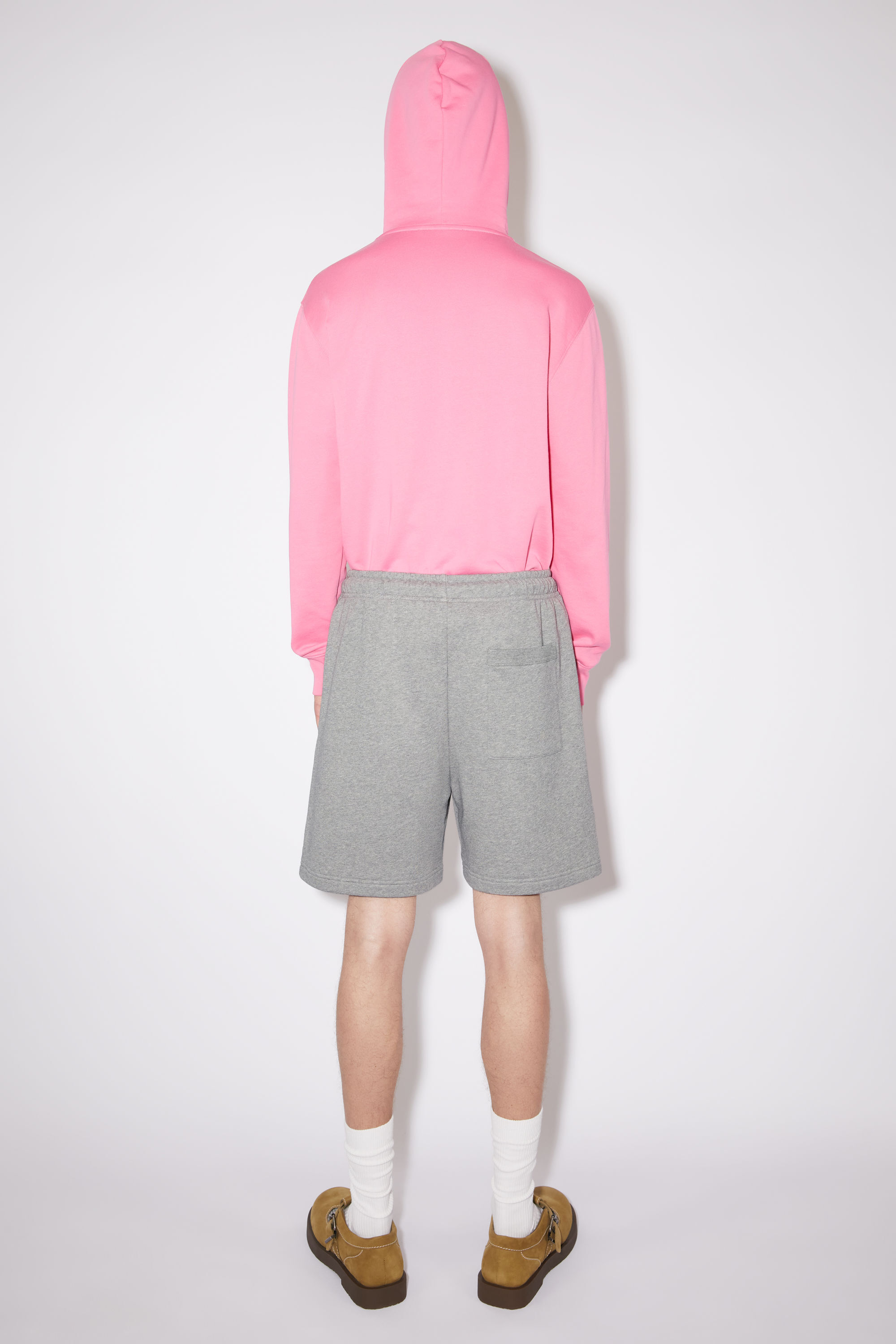 아크네 스튜디오 Acne Studios Cotton sweat shorts - Light Grey Melange,Light Grey melange