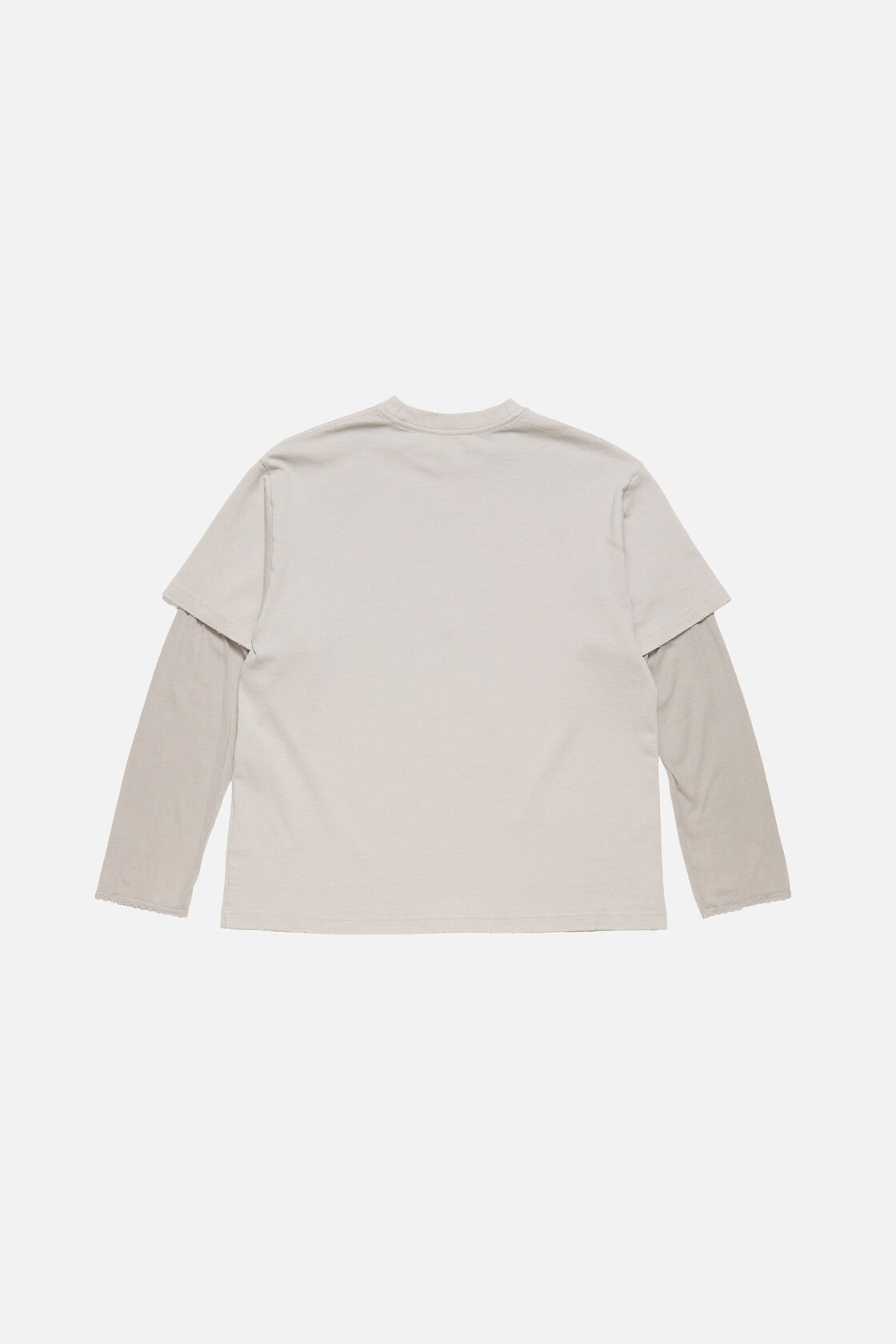 Layered graphic t-shirt, Light grey, 2000x