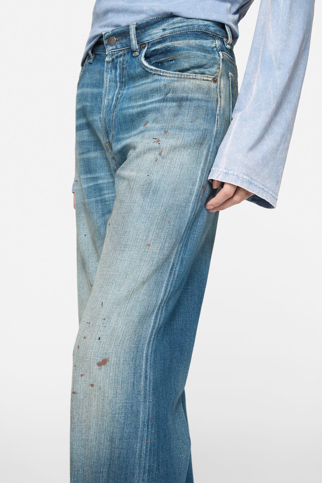Regular fit jeans - 2021F, Mid Blue, 2000x