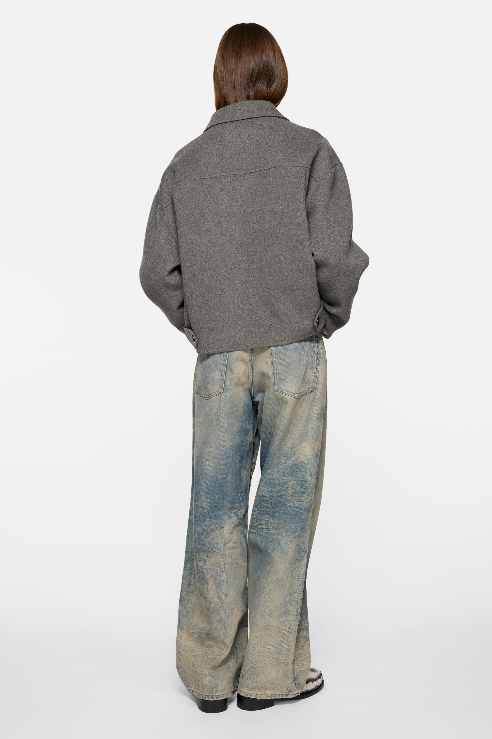 Acne Studios - カシミヤジャケット - ヴィンテージグレーメランジ