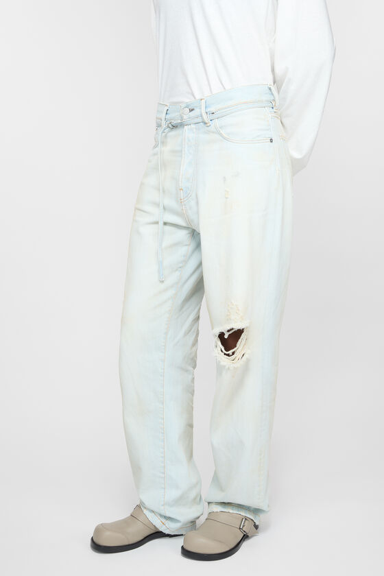 Acne Studios - Loose fit jeans - 1991 Toj - Light blue/white