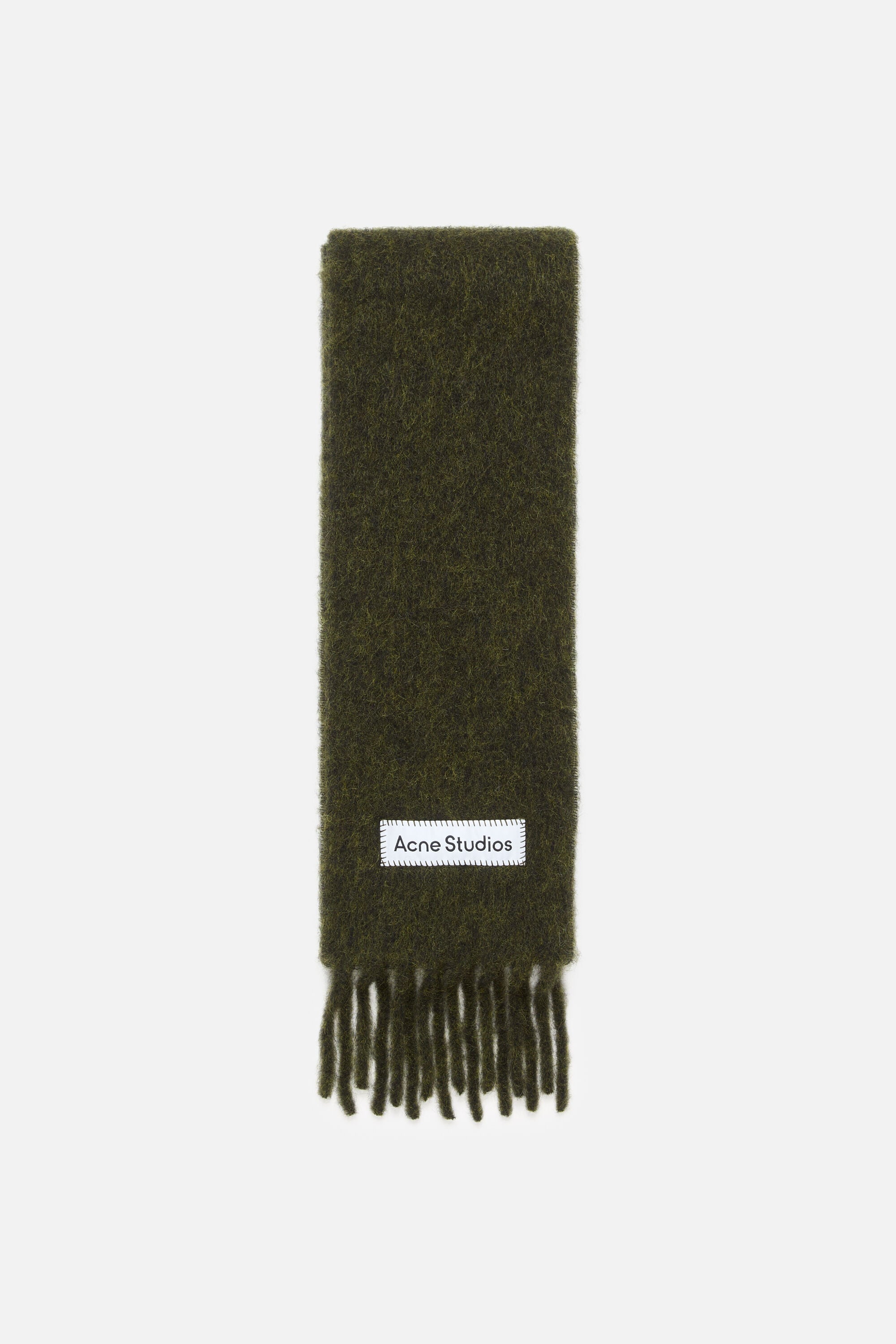 Acne Studios - Skinny mohair scarf - Forest green