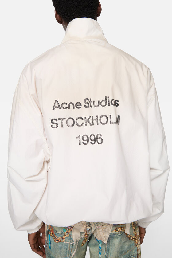 Acne Studios - ロゴジッパージャケット - ダスティホワイト
