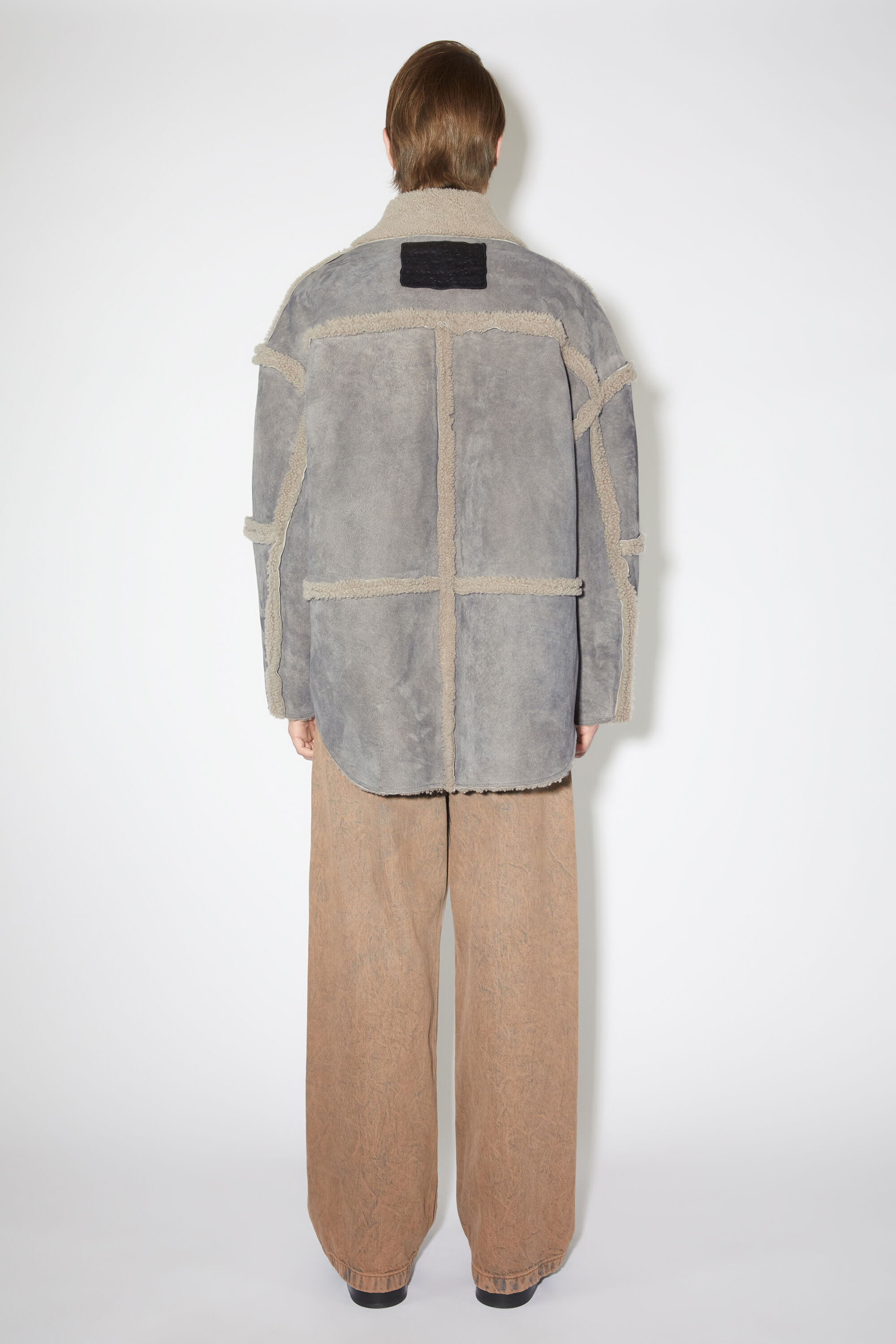 아크네 스튜디오 Acne Studios Shearling jacket - Taupe grey