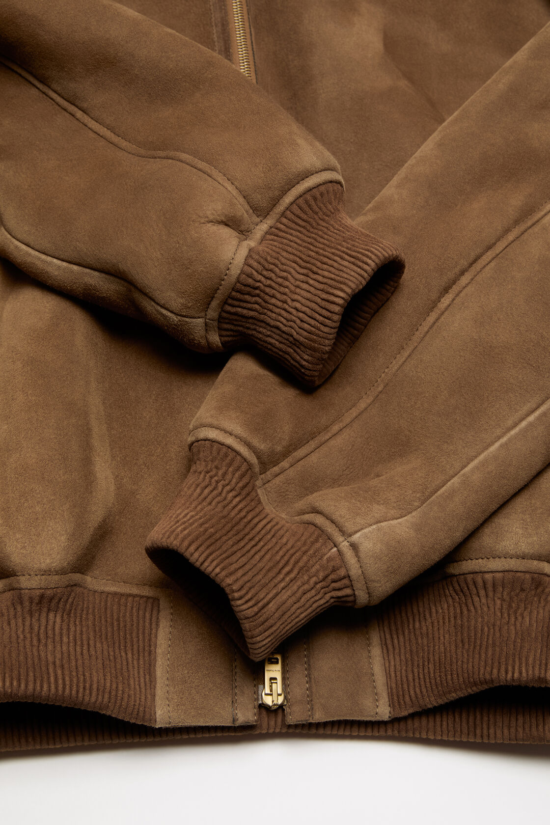 Shearling Bomber Jacket, Chestnut brown, 2000x