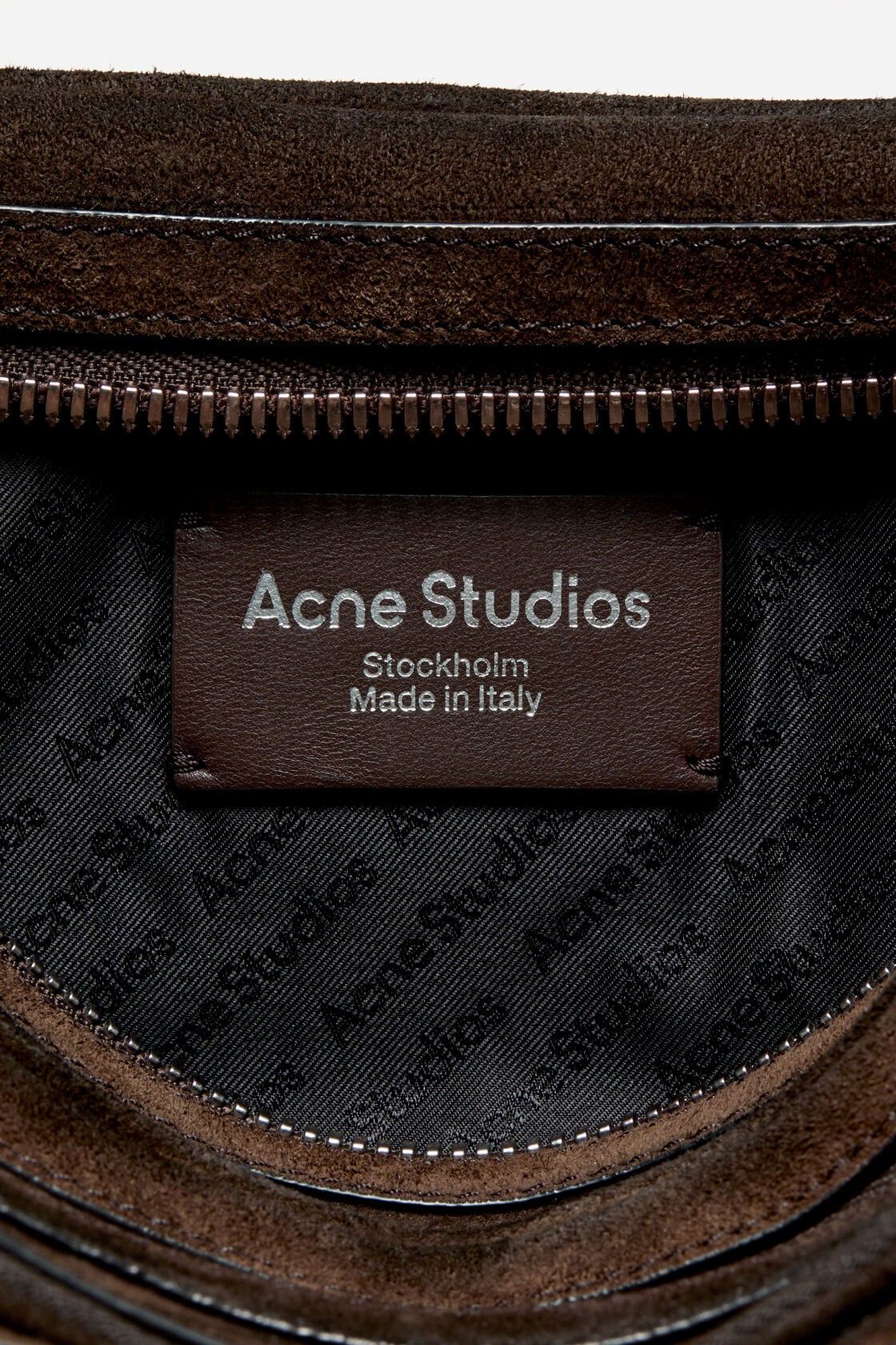 Camero Party Suede Shoulder Bag, Dark brown, 2000x