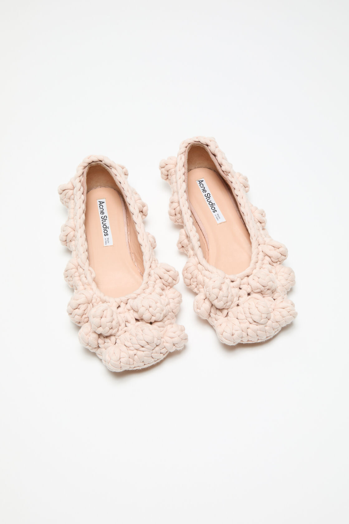 Knit ballet flat, Pink, 2000x