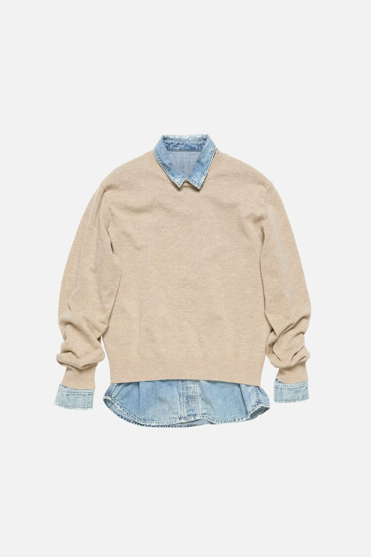 RW-WN-KNIT000012, 米色