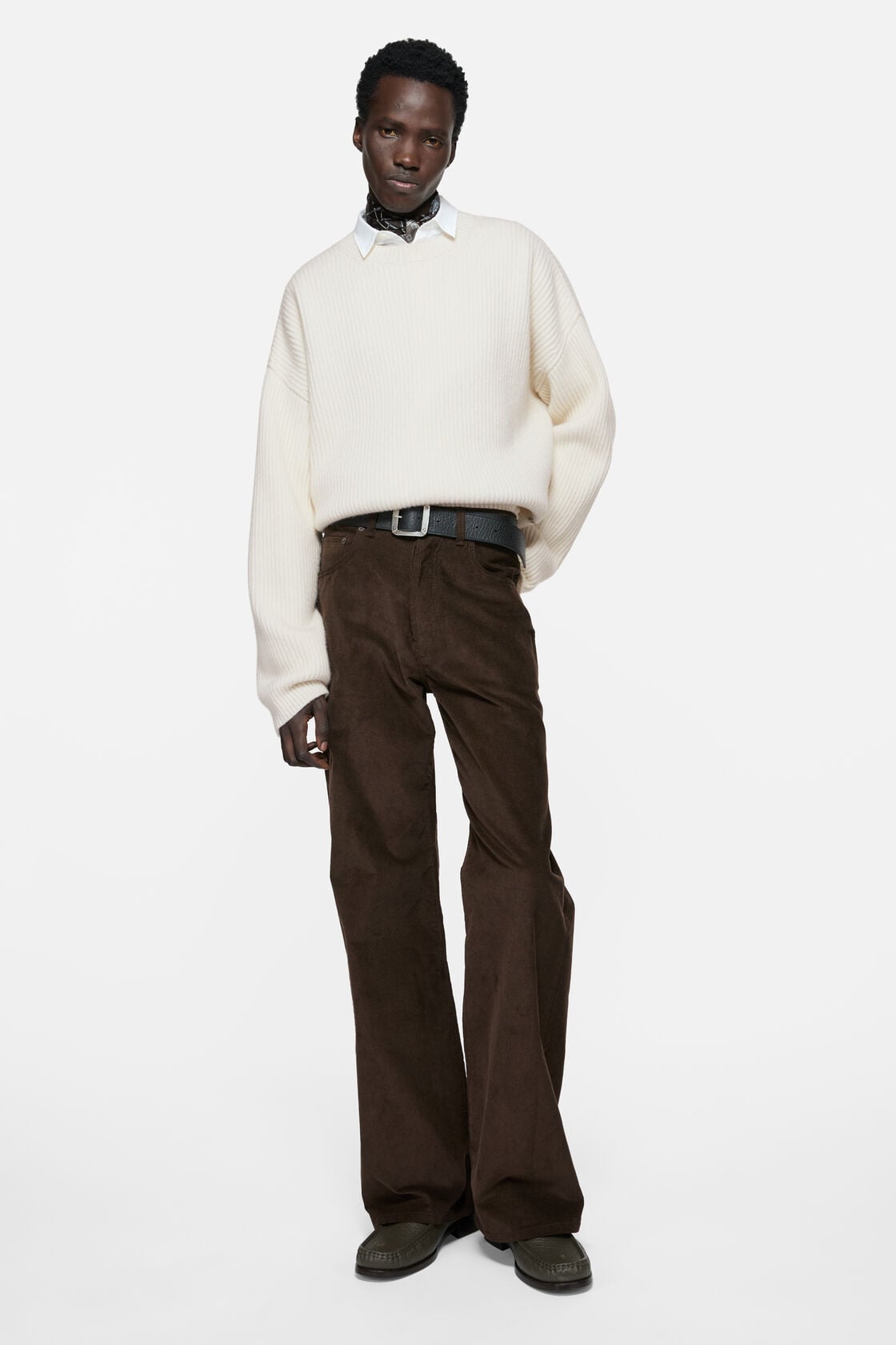 Chunky cashmere sweater, Off white, 2000x