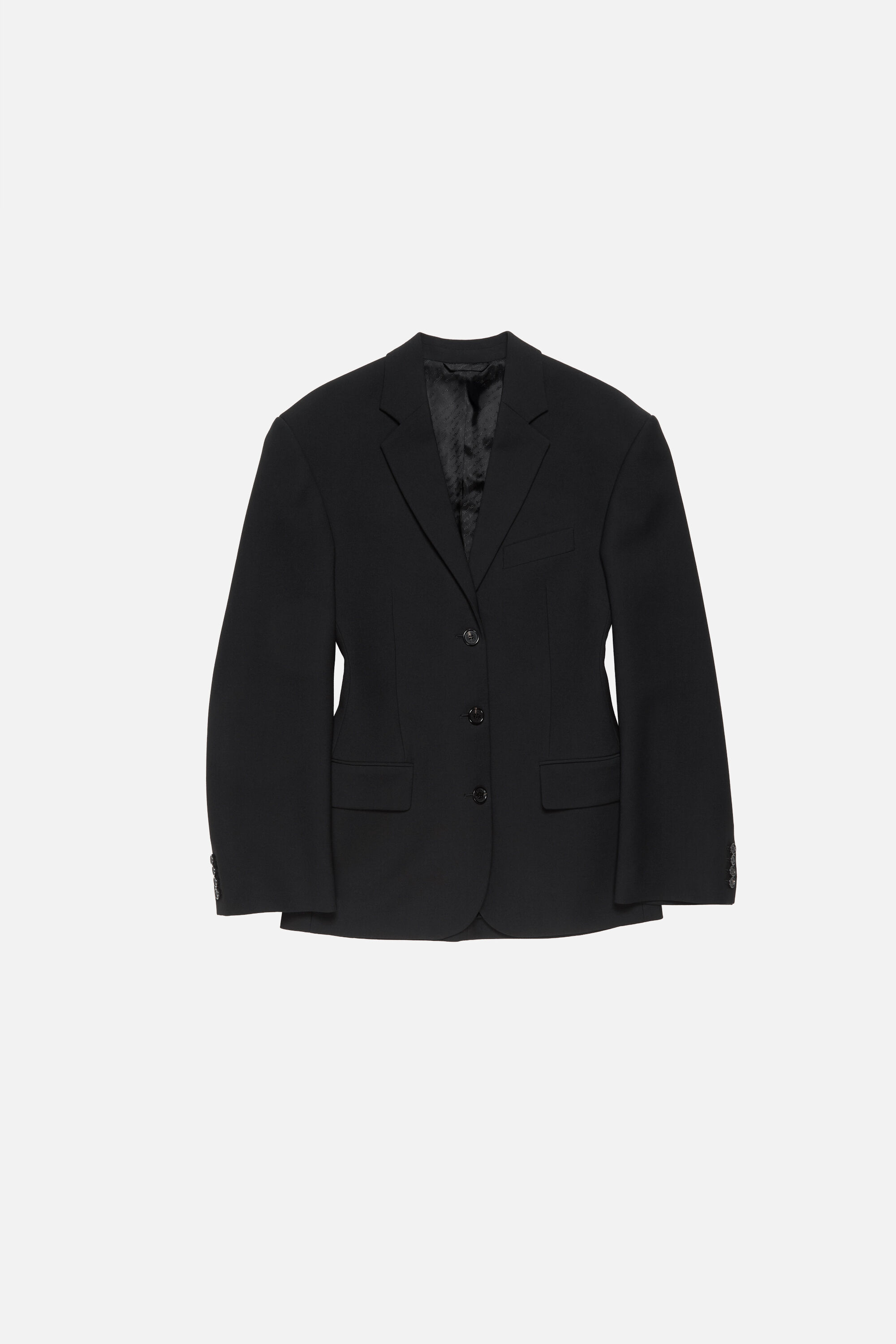 Acne Studios ブラック シングルテーラードジャケット Acne Studios - Single-breasted jacket - Black