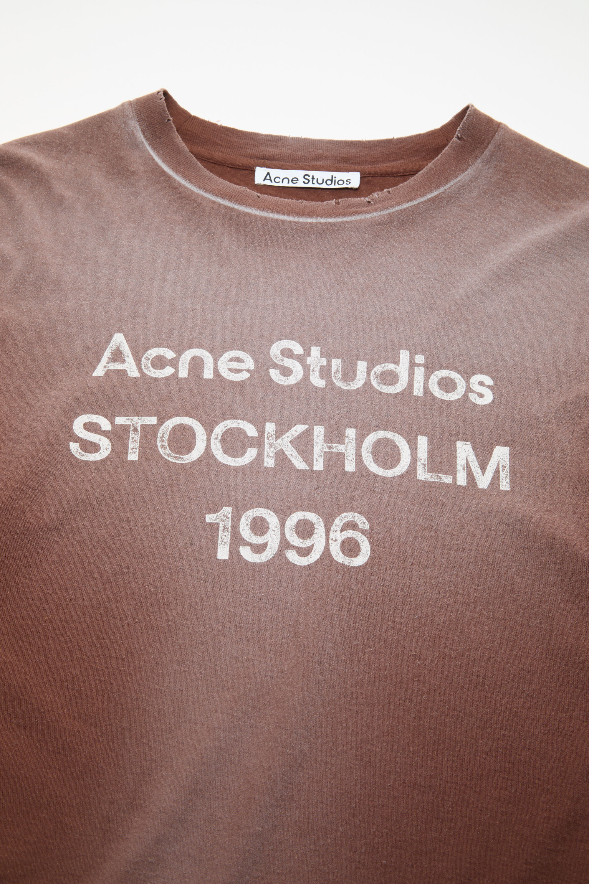 Acne Studios - Logo t-shirt - Relaxed fit - Chocolate brown