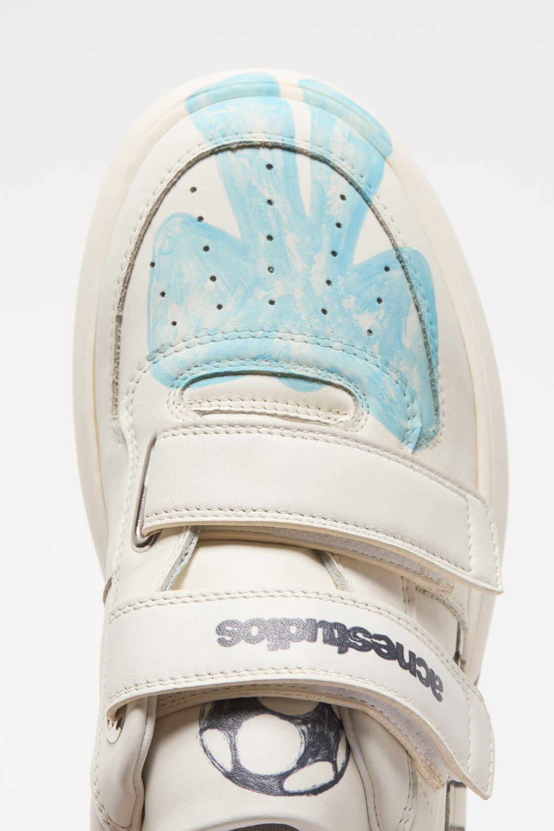 Velcro platform sneakers, Off white/off white, 2000x