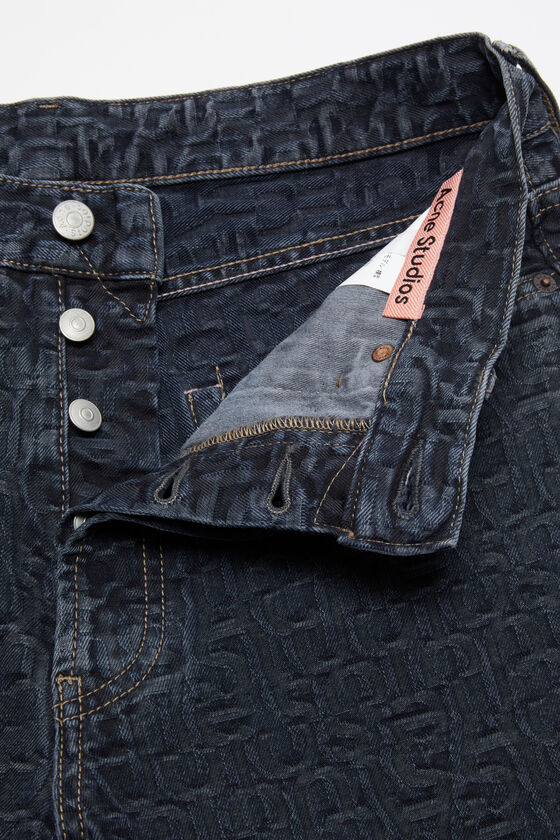 Acne Studios - Baggy fit jeans - 1981F - Blue/black