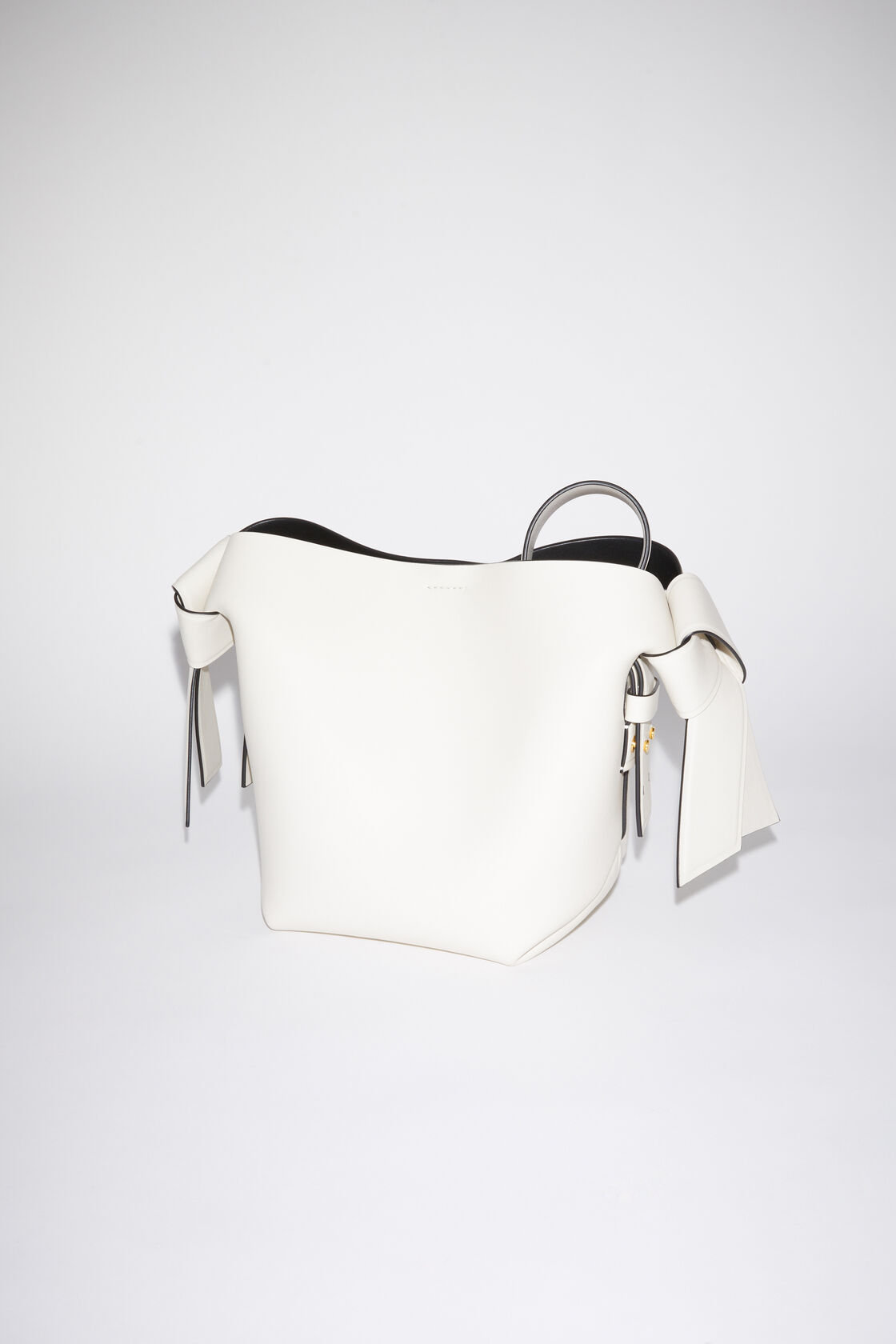 Musubi mini shoulder bag, White/black, 2000x