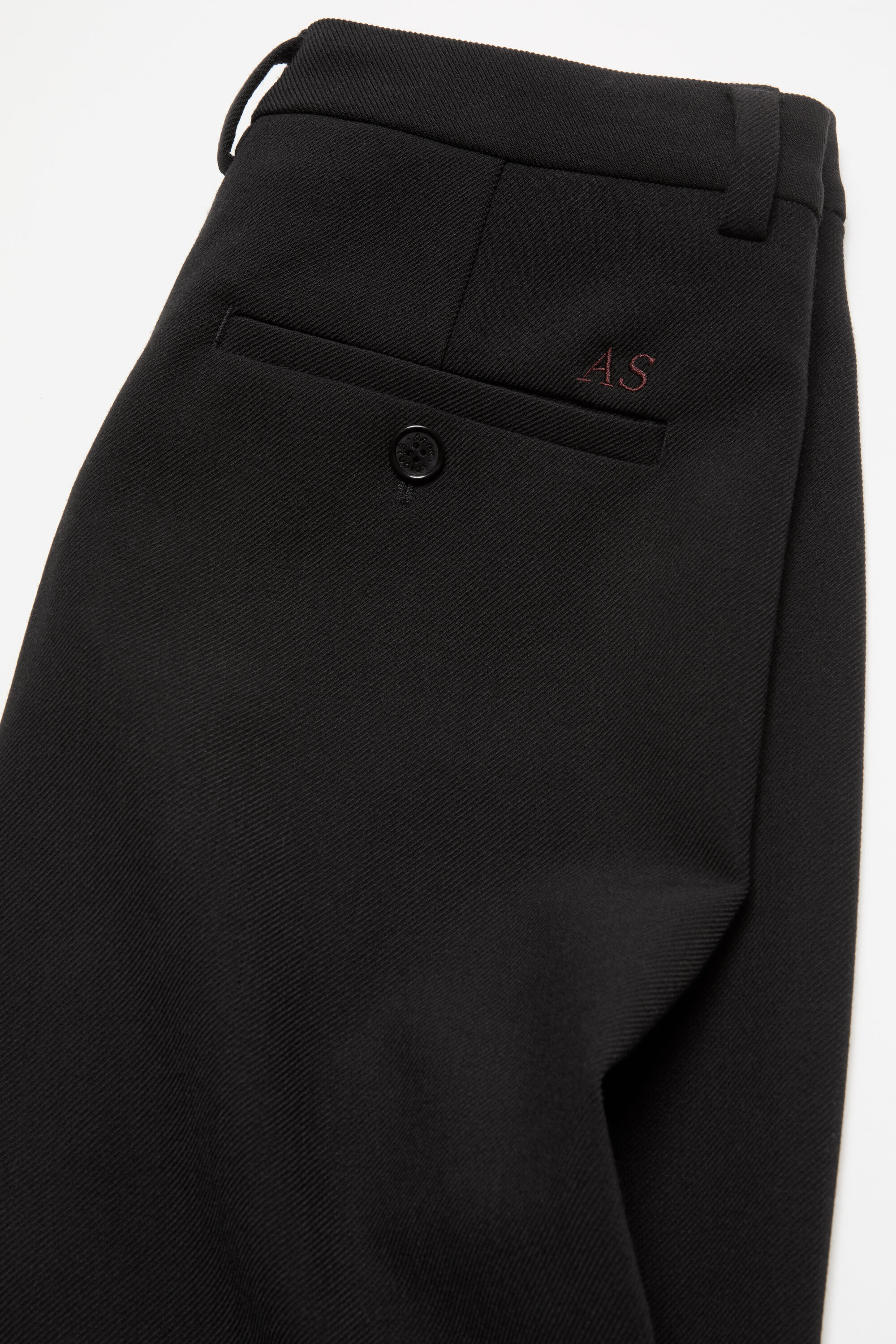 Acne Studios - ストレッチウールトラウザーズ - ブラック