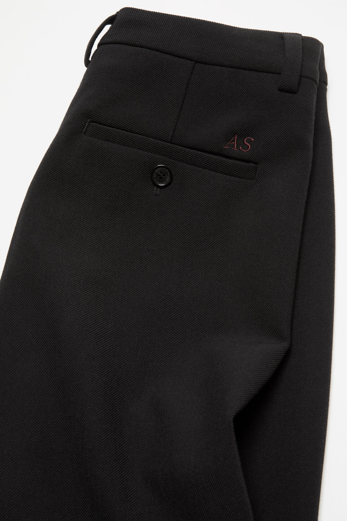 Stretch wool trousers, Black, 2000x