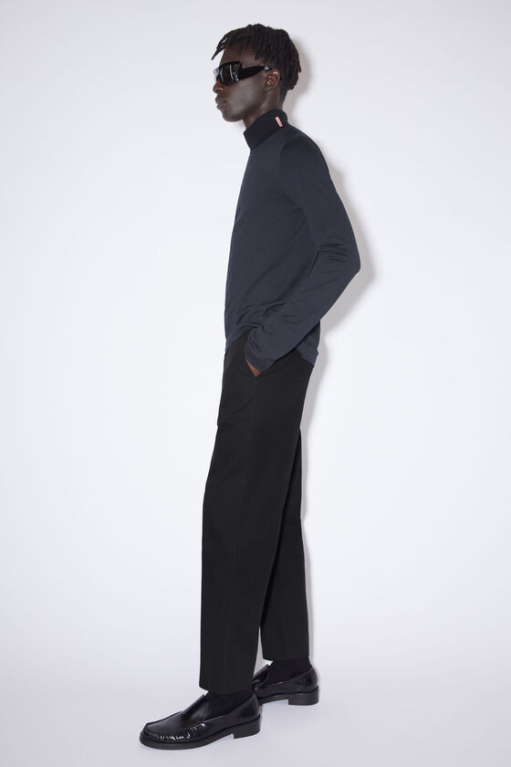 Acne Studios - レギュラーフィット トラウザーズ - ブラック｜チノパン