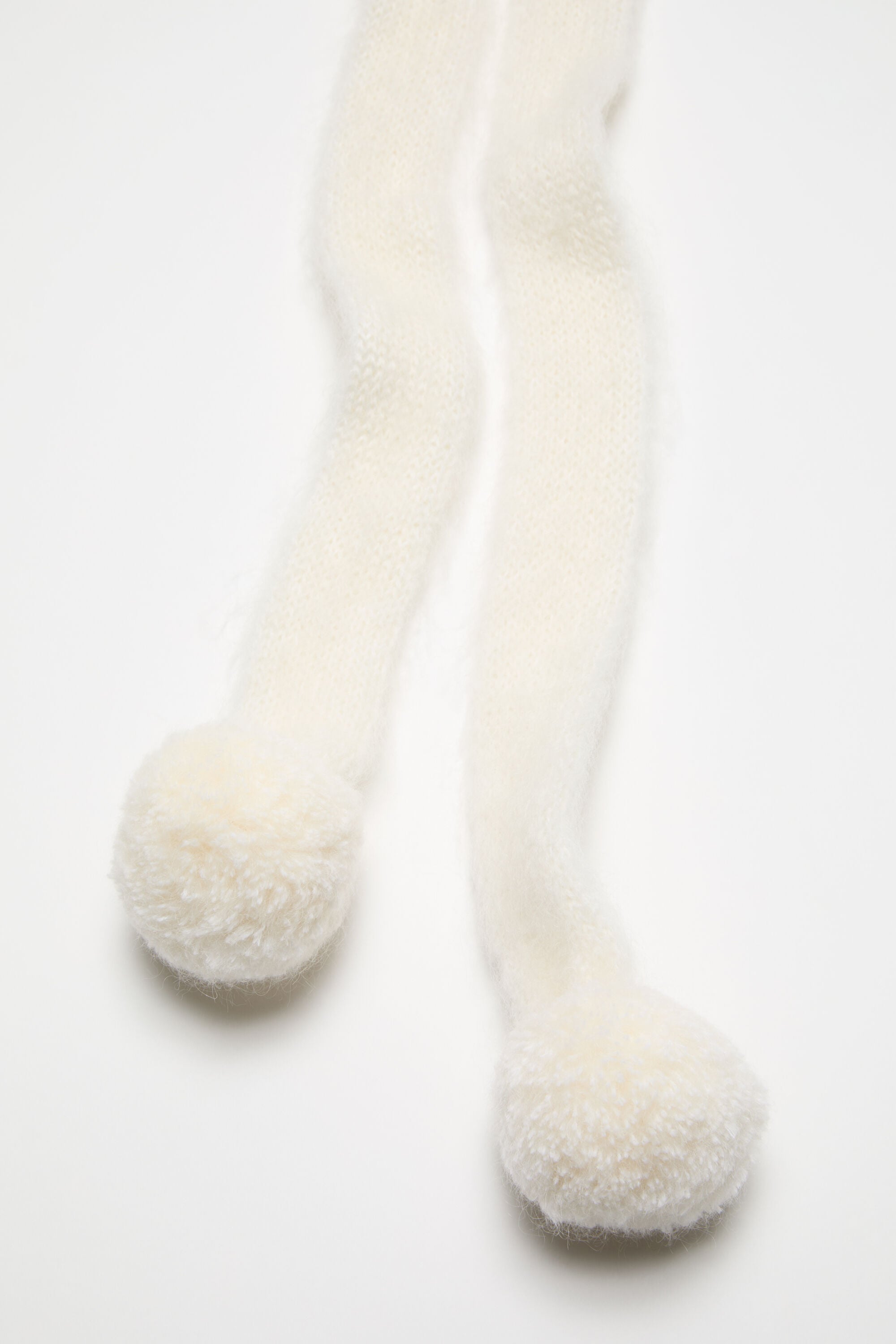 Acne Studios - Mohair cap with earflaps - White
