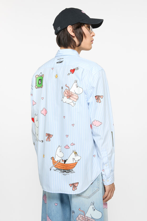 Acne Studios - Acne Studios x Moomin ボタンアップシャツ - ブルー 
