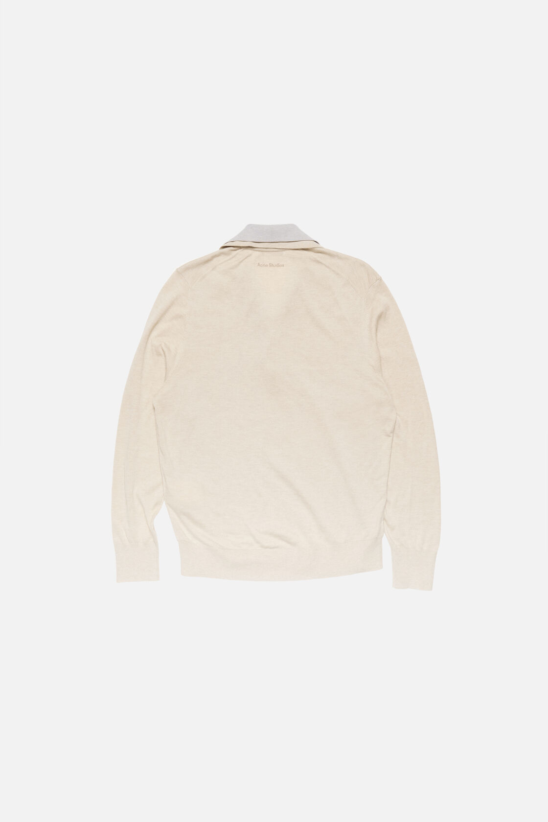 Layered silk knit, Beige/grey, 2000x