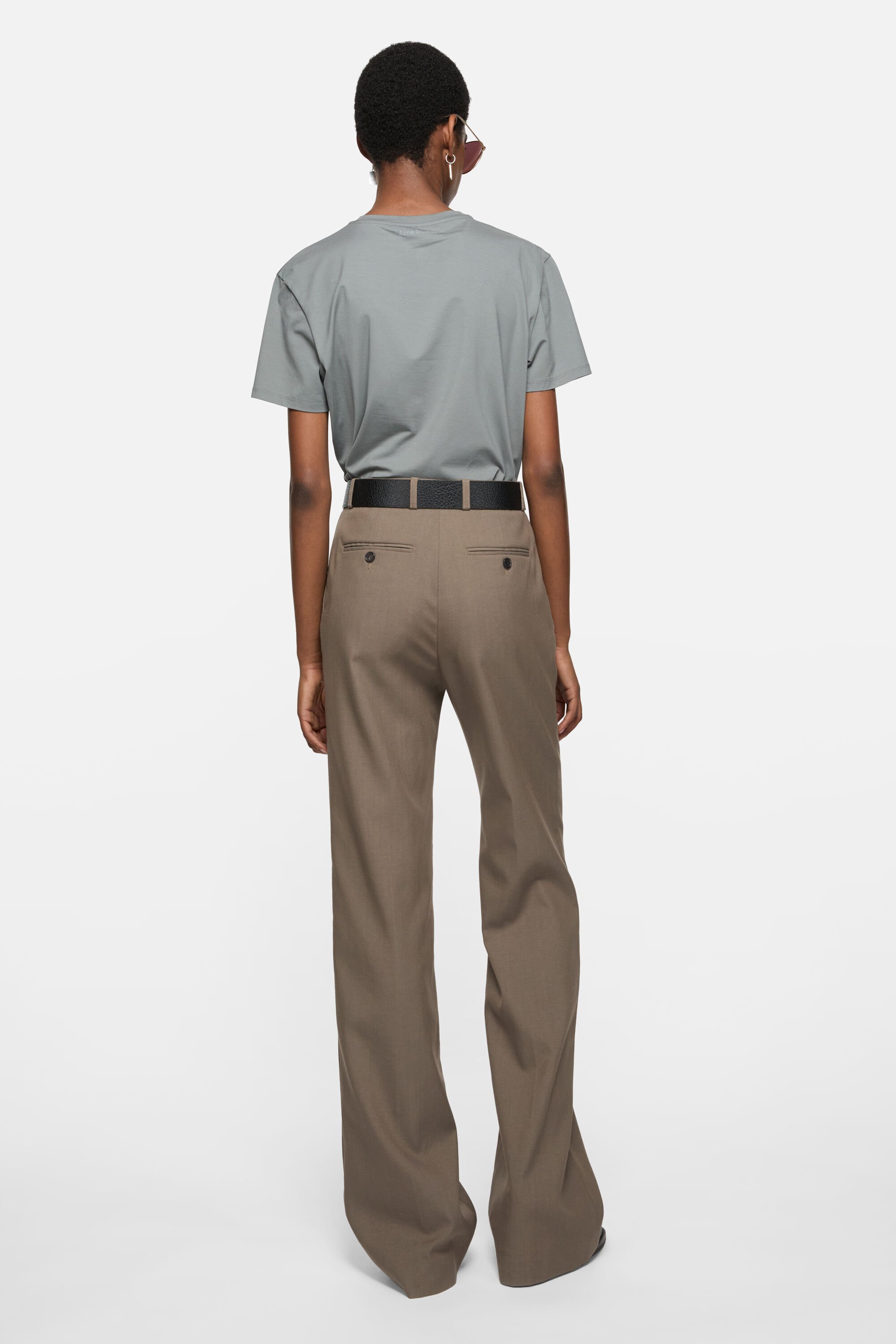 Acne Studios - テーラードウールトラウザーズ - カーキベージュ