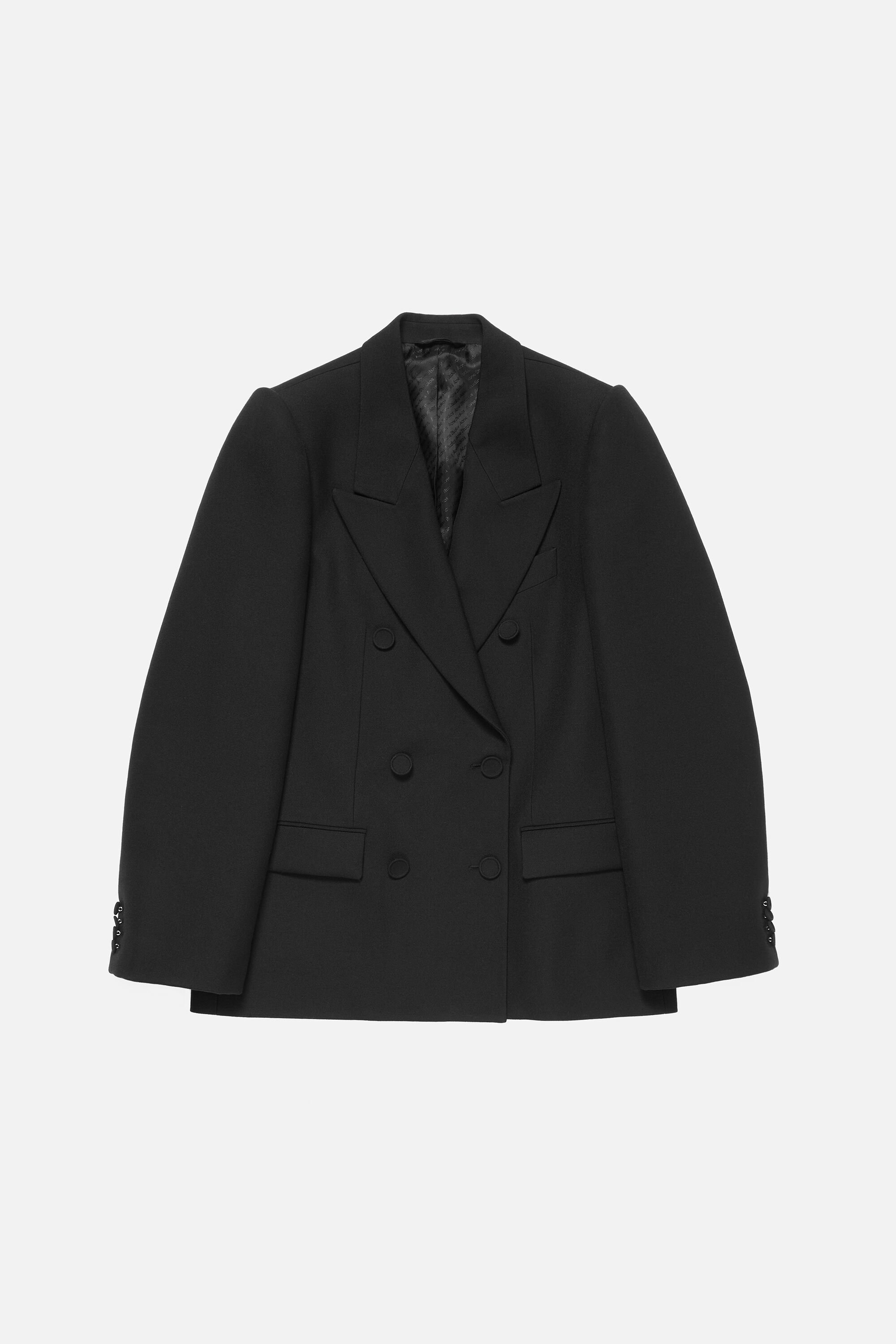 Acne Studios - ダブルブレストウールスーツ - ブラック