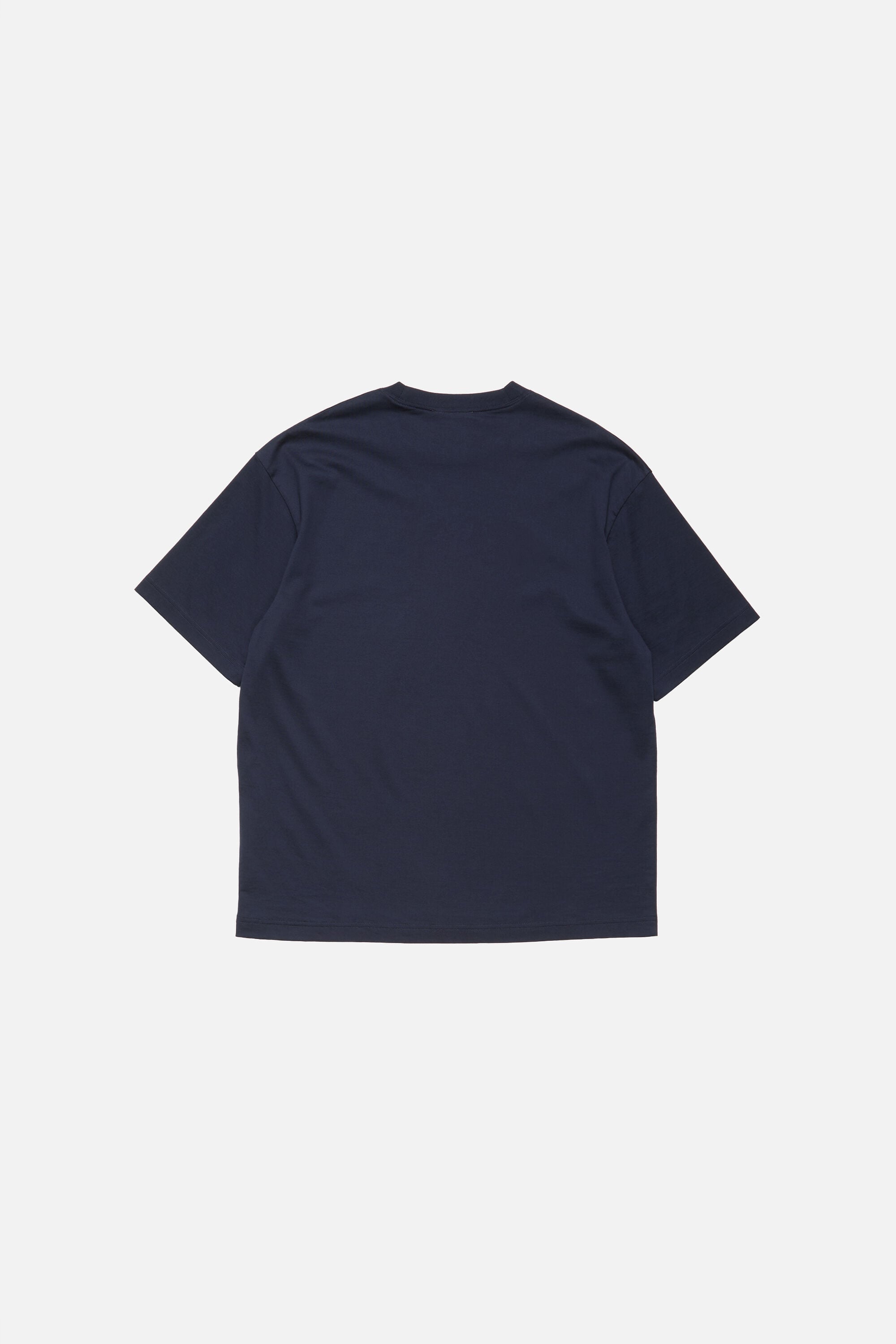 Acne Studios - リボンロゴTシャツ - ネイビーブルー