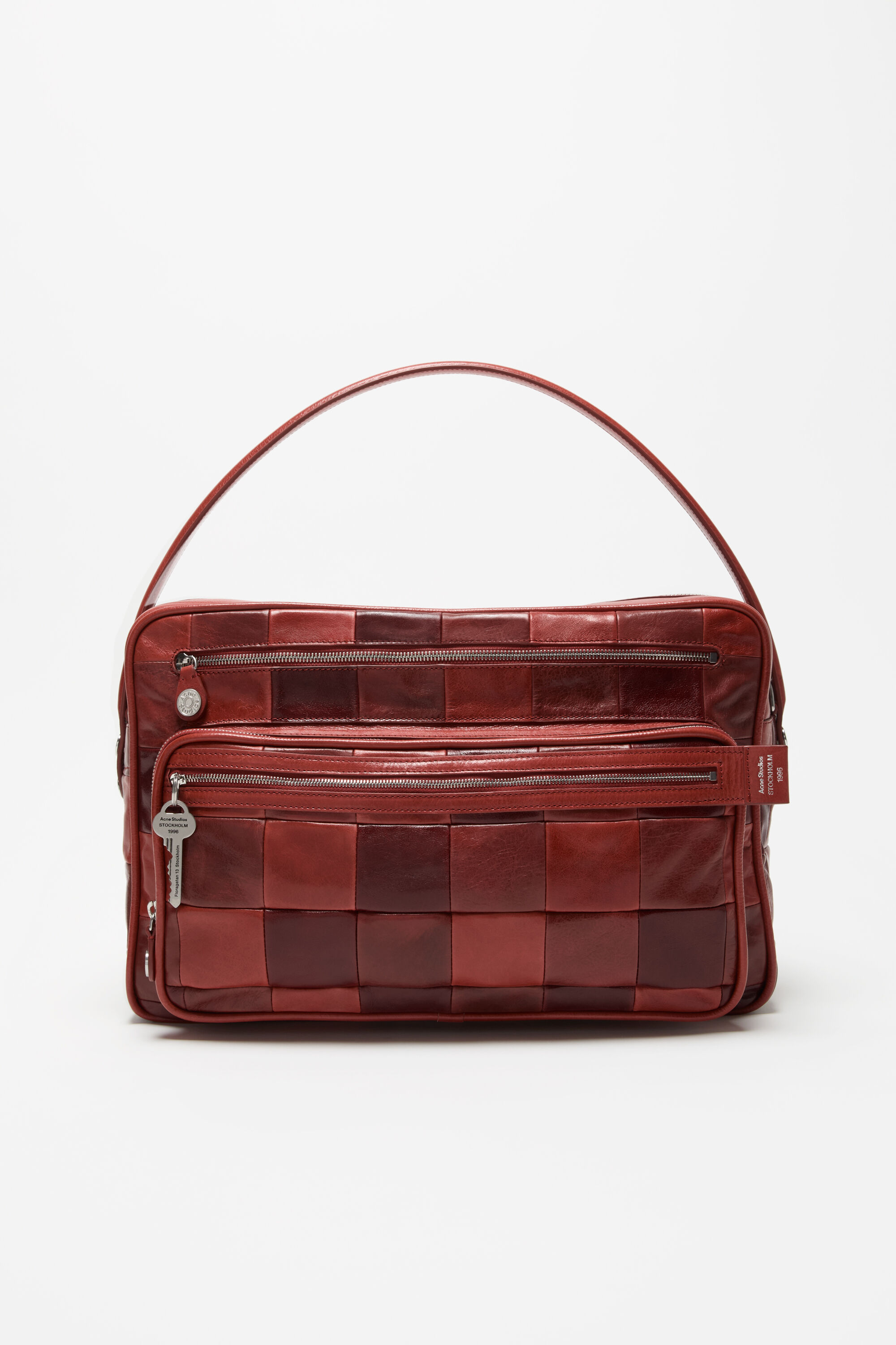 Acne Studios - Camero Camera Patchwork Bag - Burgundy