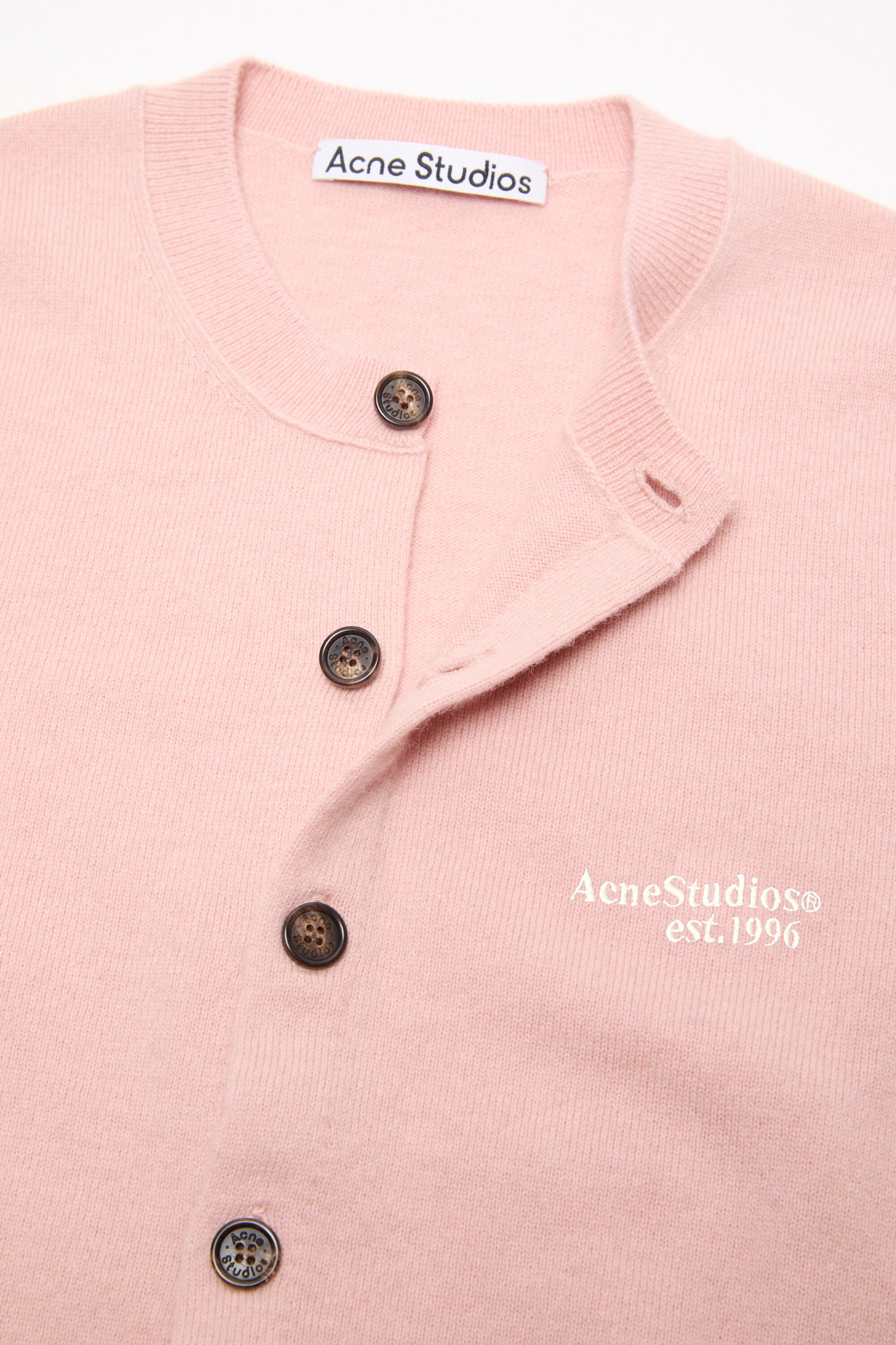Acne Studios - Yak wool cardigan - Dirty pink
