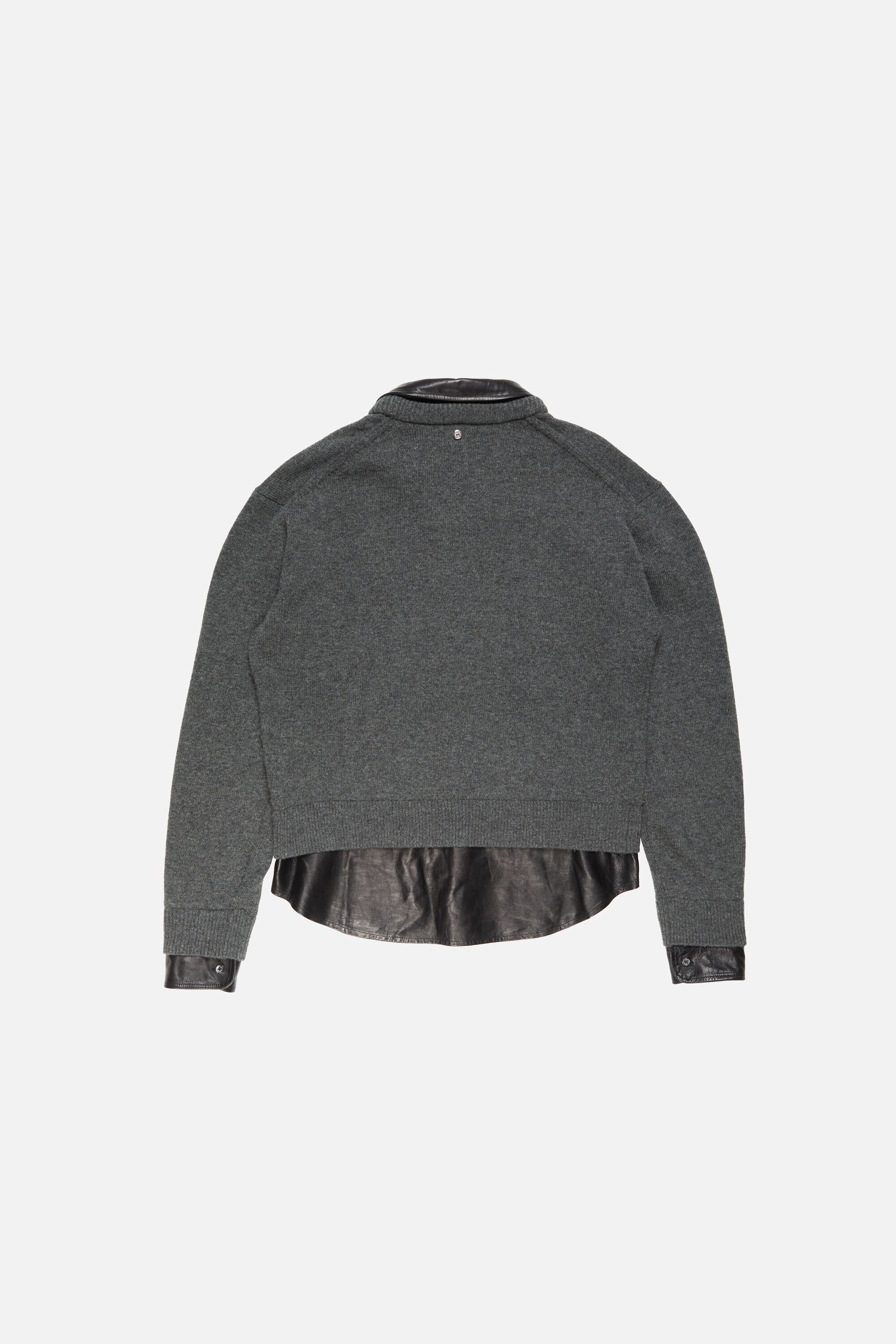 Acne Studios - Layered wool knit - Grey