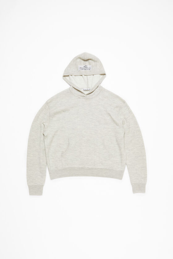 Cashmere hoodie, Light Grey Melange, 2000x