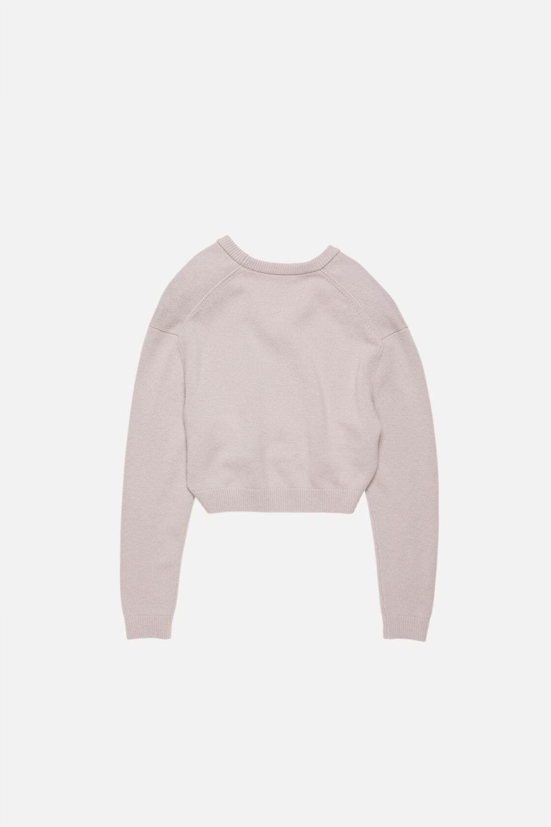 Vネックウールセーター, ペールグレー, 2000x