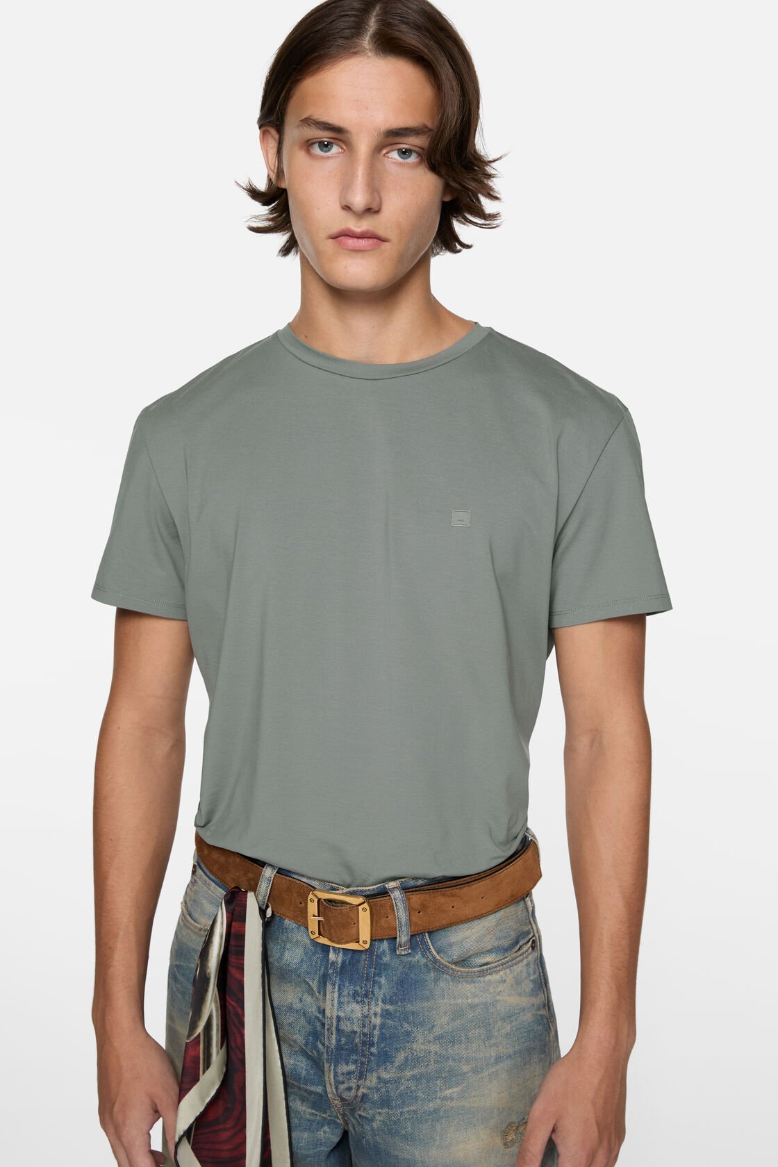 T-shirt - regular fit, Stone grey, 2000x