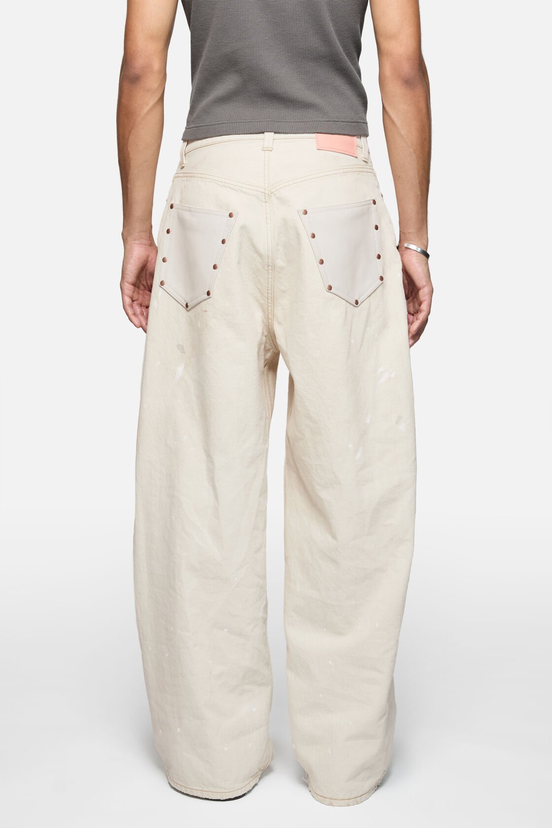 Loose fit jeans - 2023, White, 2000x