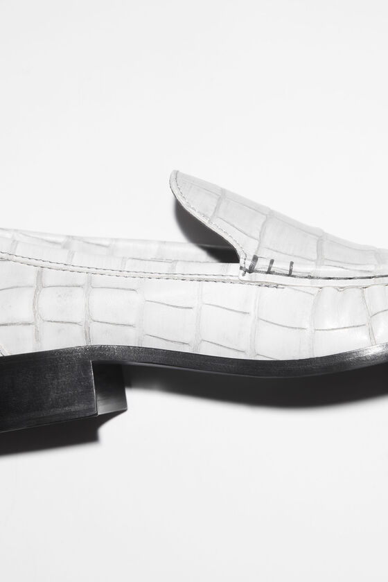 Acne Studios - レザーローファー - オフホワイト