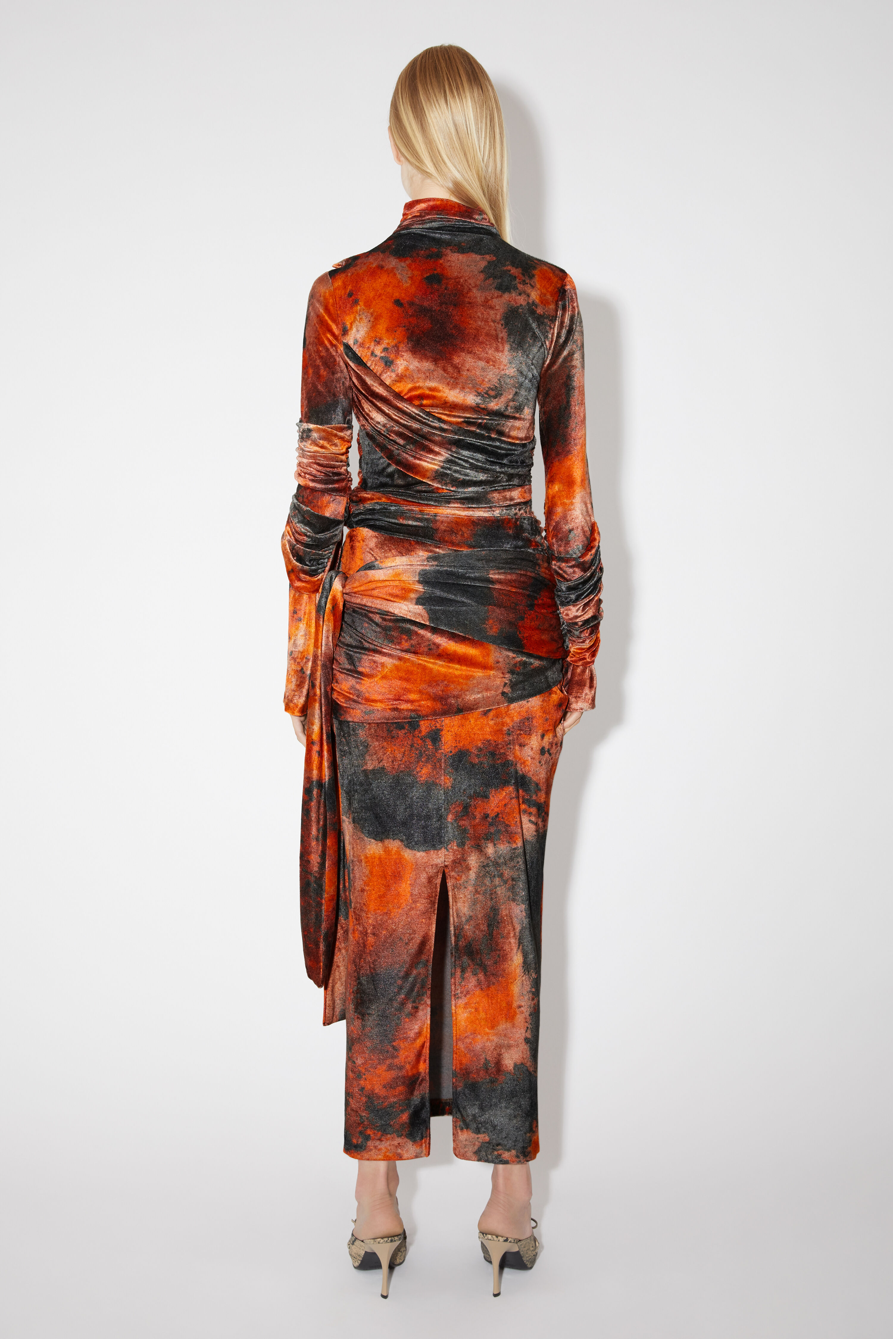 아크네 스튜디오 Acne Studios Wrap skirt - Rust orange
