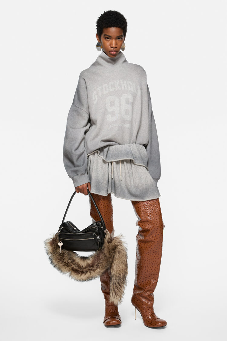 FN-WN-SKIR000850, Grey Melange