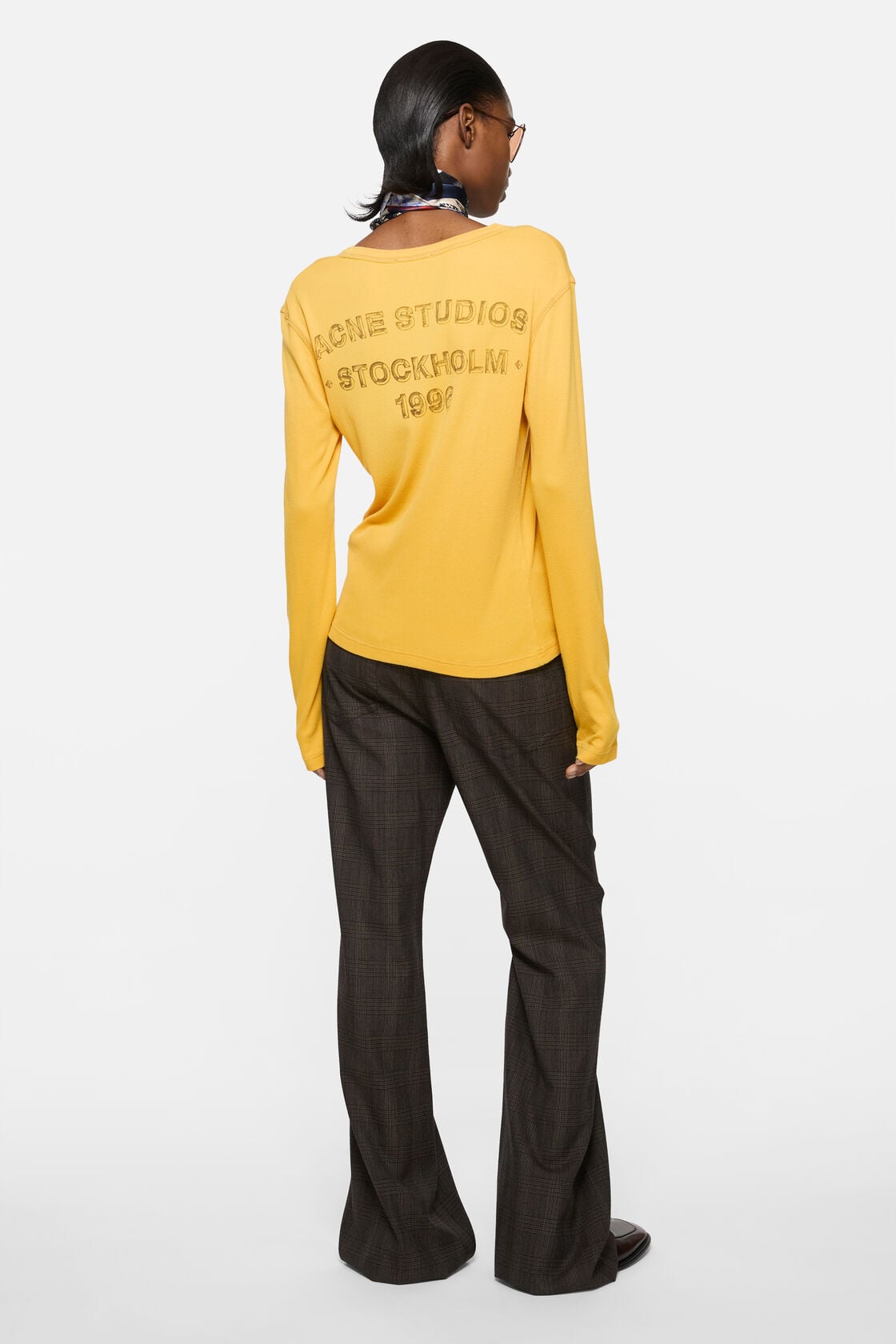 Sprayed logo t-shirt, Mustard yellow, 2000x