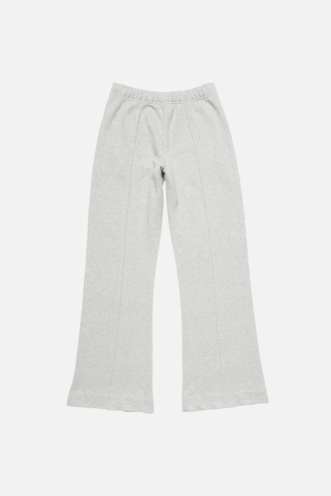 Fleece trousers with logo, Grey Melange, 2000x