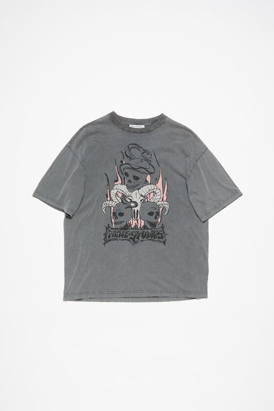 Acne Studios - プリントTシャツ - リラックスフィット - フェイデッド 