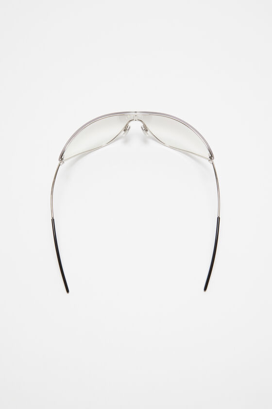 Acne Studios - Sonnenbrille mit Metallrahmen - Transparent/Silber