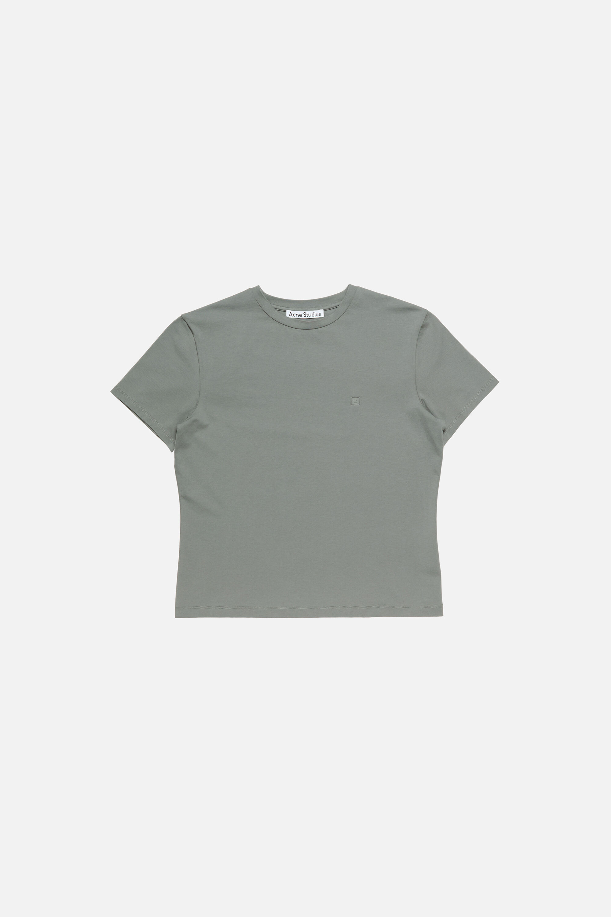 AcneStudios リラックスフィットTシャツ　グレー アクネ ストゥディオズ - ロゴ Tシャツ - リラックスフィット | HBX