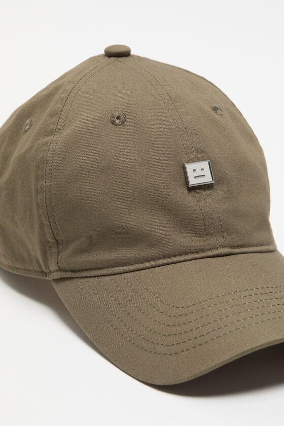 Acne Studios - スタッズFaceロゴキャップ - ウッドグリーン