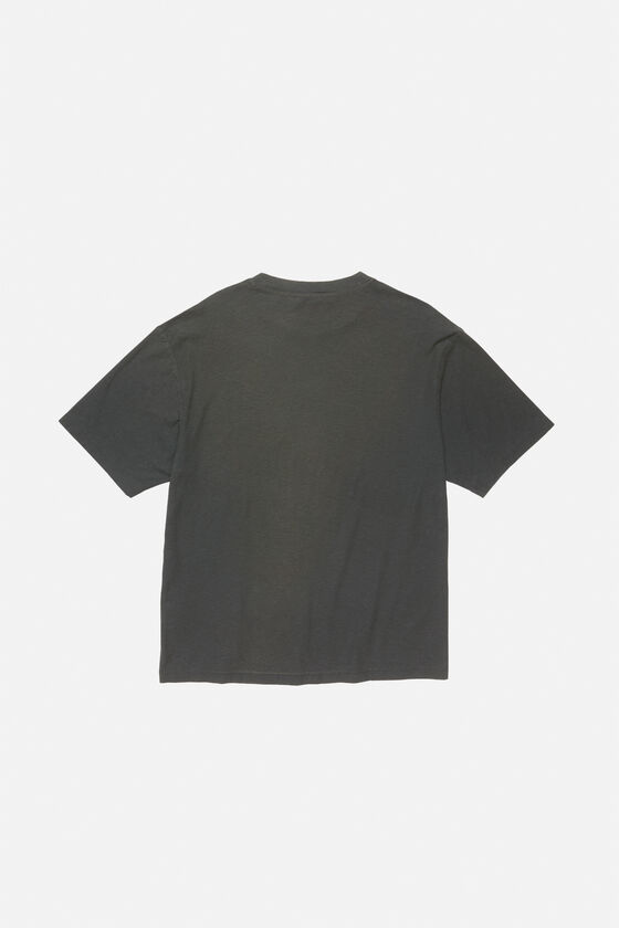 Acne Studios - ロゴTシャツ - リラックスフィット - フェイデッドブラック