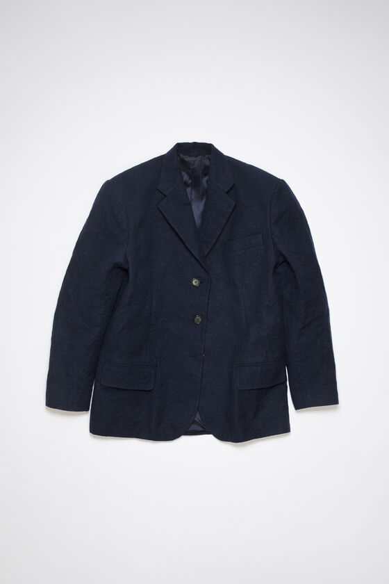 Acne Studios - シングルブレストジャケット - ネイビーブルー